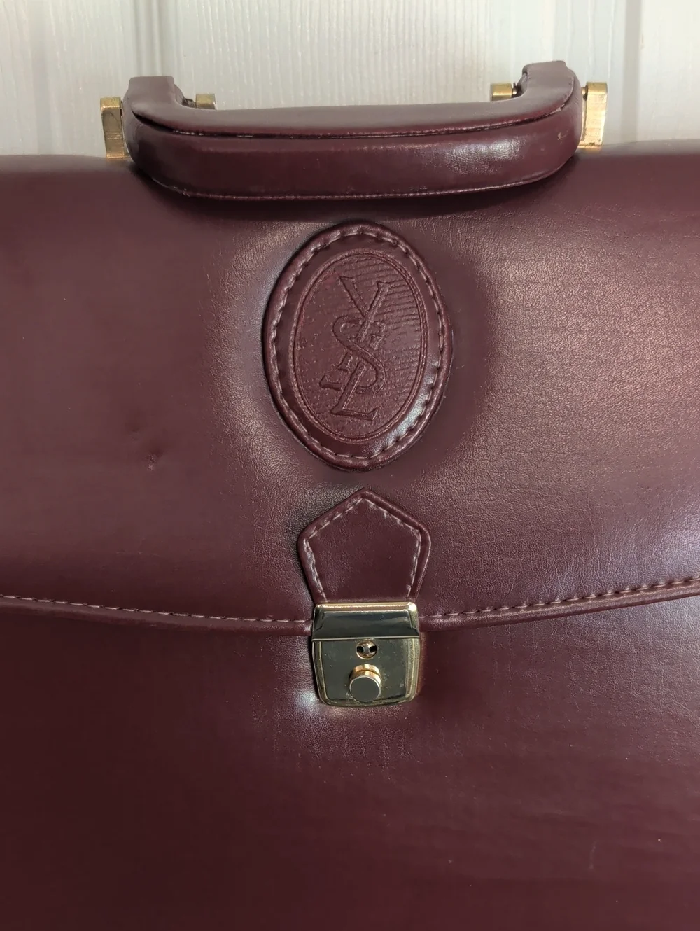 Vintage Yves Saint Laurent Briefcase Bag
